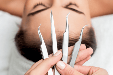 meilleure pince pour extension de cils