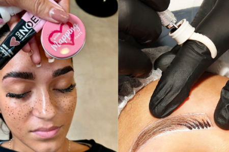 teinture sourcils ou microblading