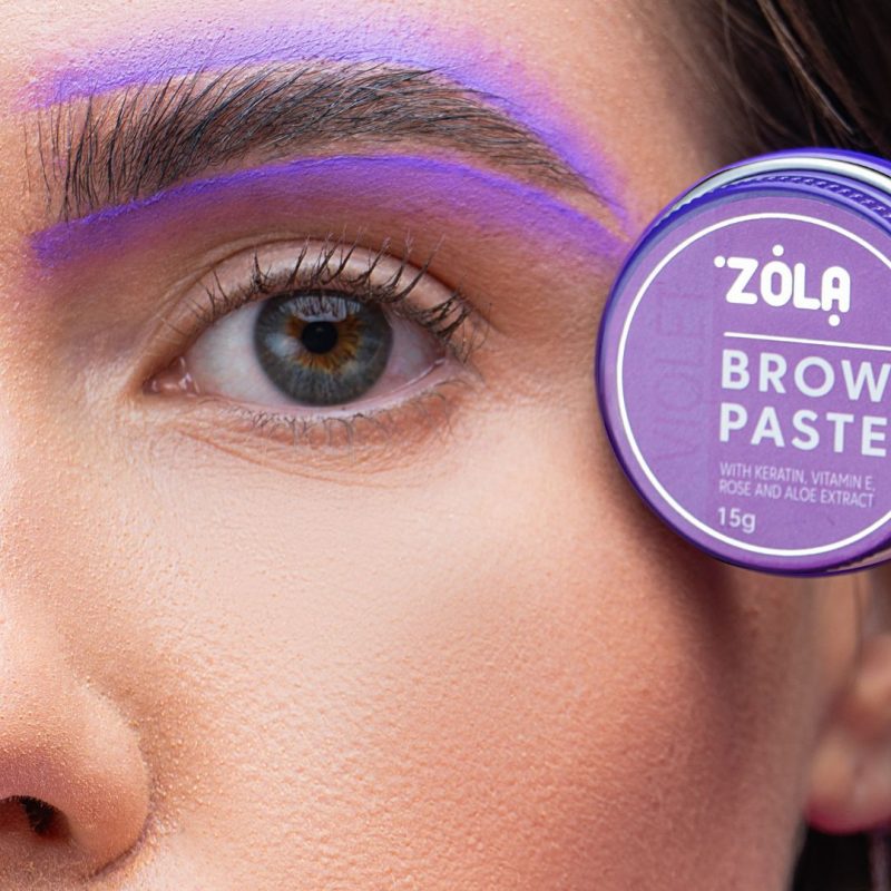 Pate mapping sourcils violet